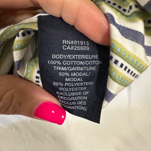 Robert Graham Multicolor Stripe Long Sleeve Flipped Cuff Shirt Men's Size 3XL - Picture 5 of 9